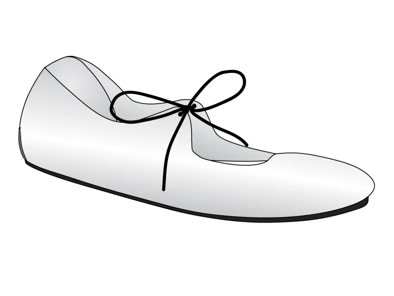 Vintage Tie Ballerine