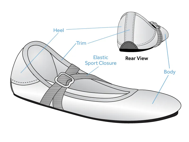 Sport Ballerine - Leather Sole